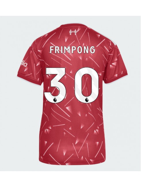 Zenske Futbalové oblečenie Liverpool Jeremie Frimpong #30 2026-27 Krátky Rukáv - Domáci Zenske Futbalové oblečenie Liverpool Jeremie Frimpong #30 2026-27 Krátky Rukáv - Domáci